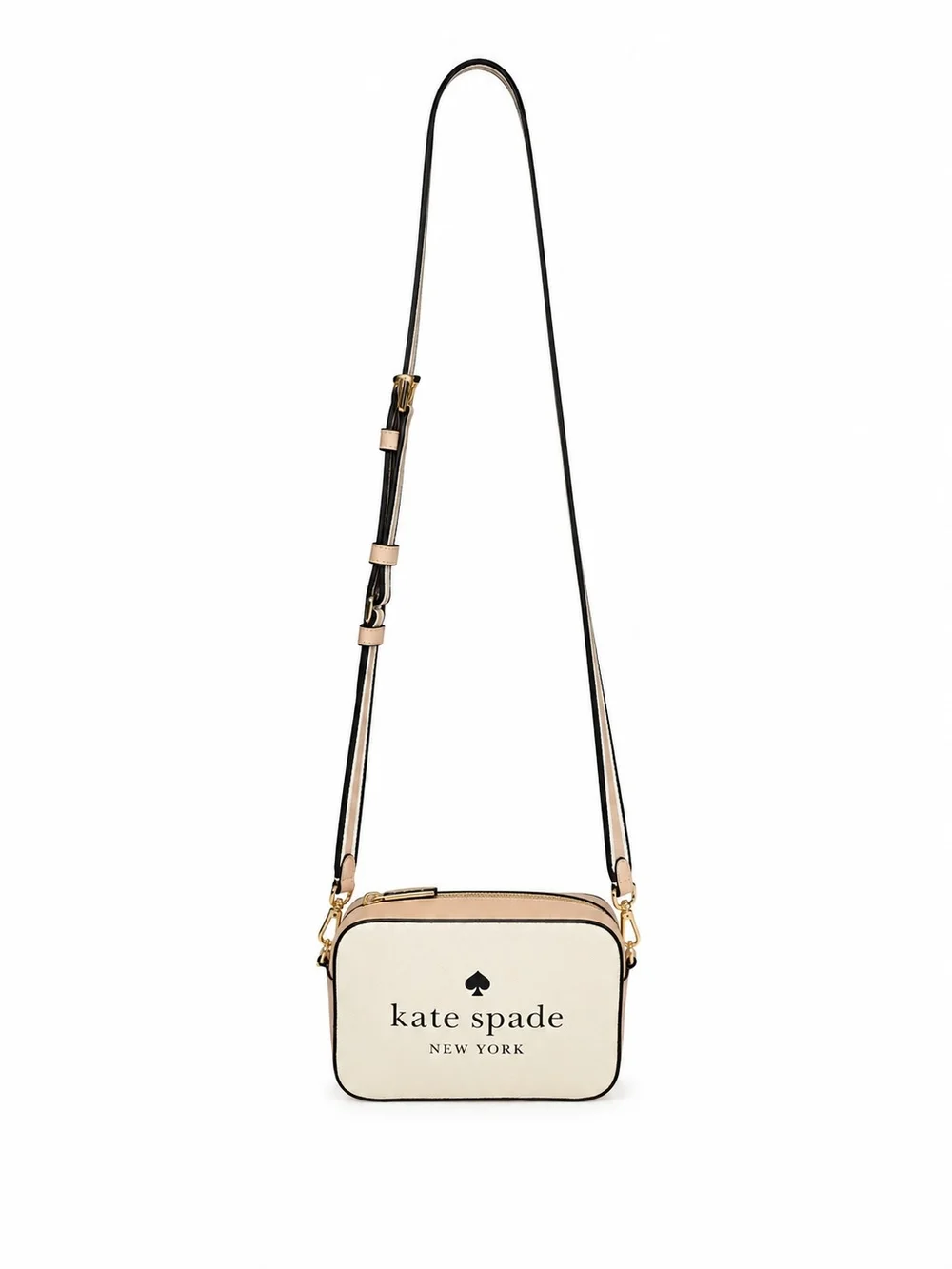 kate spade Cream and Tan Crossbody Camera Bag